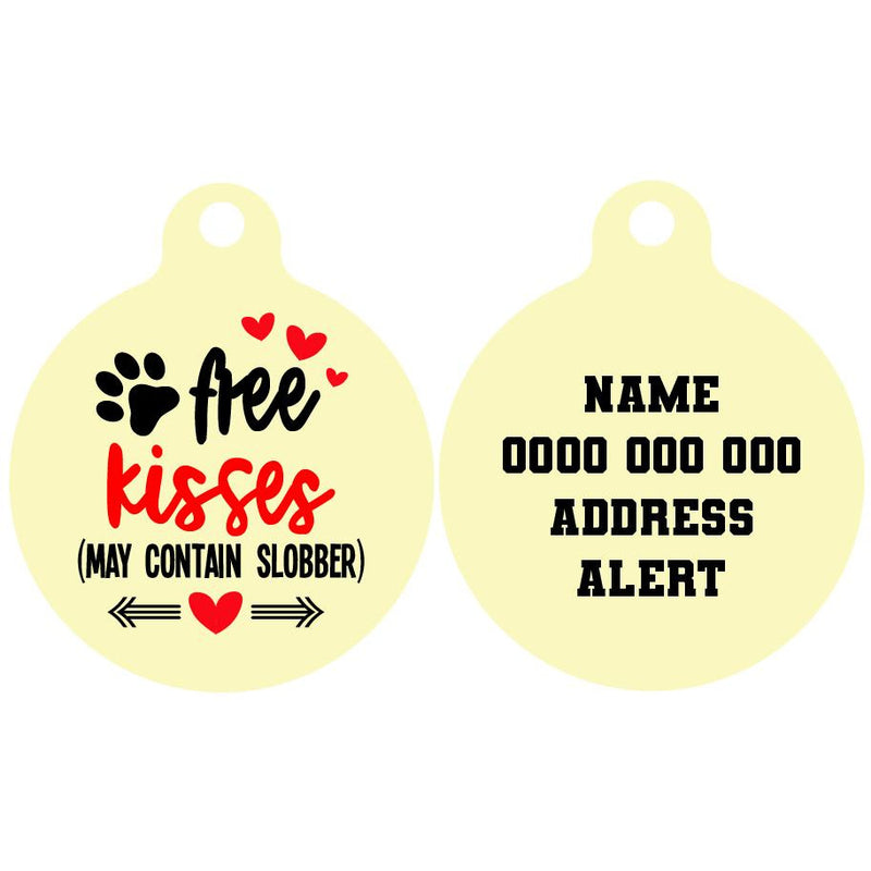 Pet ID Tag | Free Kisses