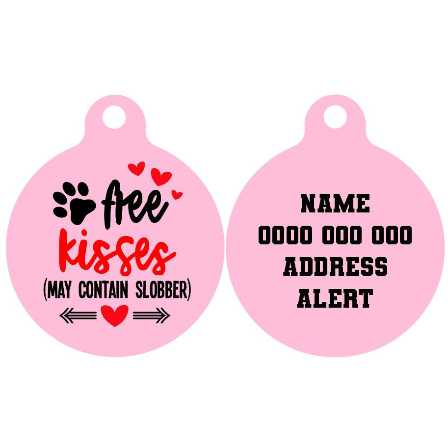 Pet ID Tag | Free Kisses