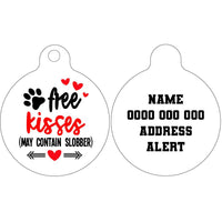 Pet ID Tag | Free Kisses