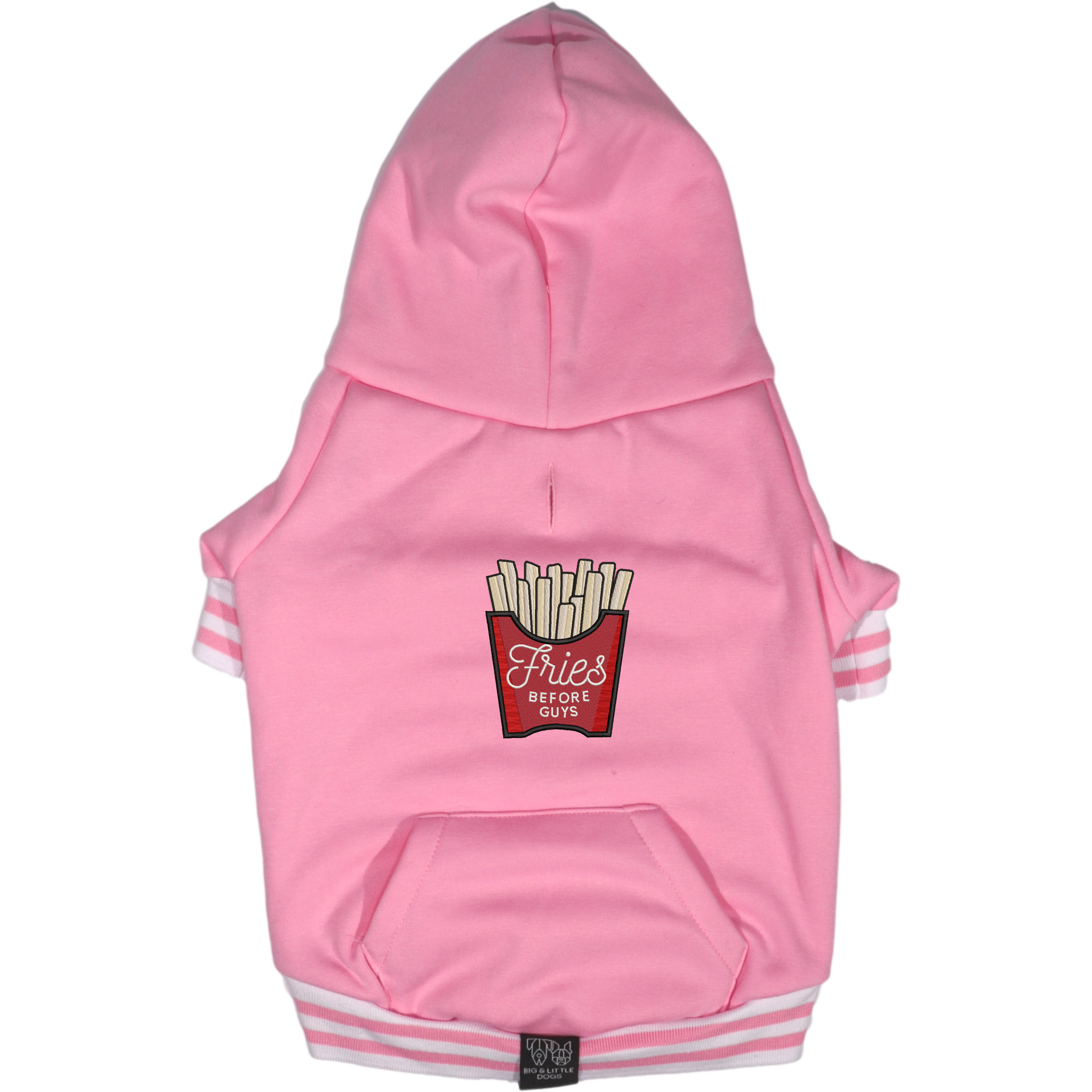 HOODIE DOG JUMPER: Pink {FINAL SALE}