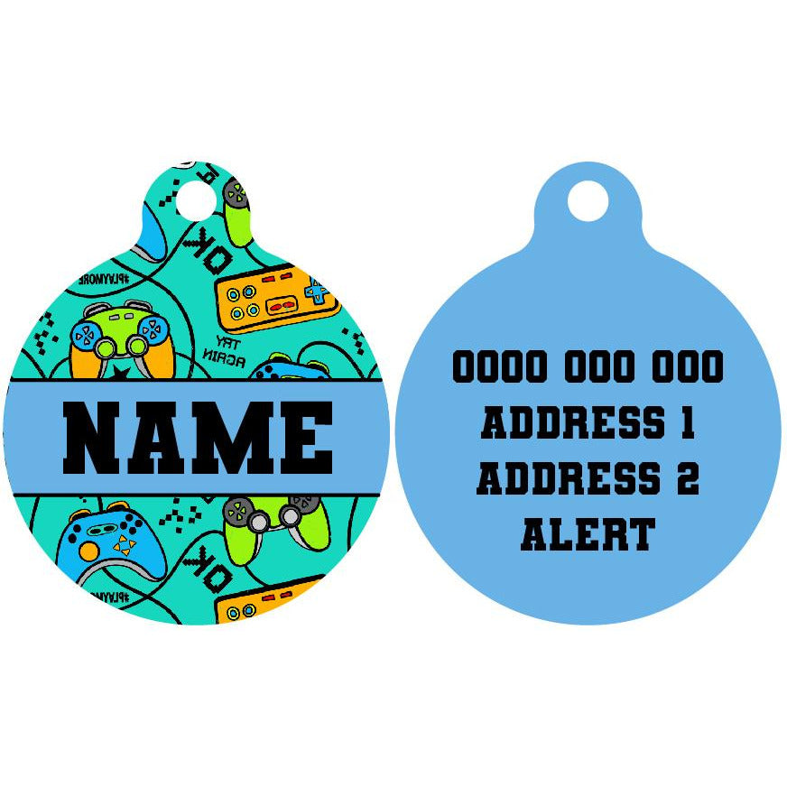 Pet ID Tag | Game Over