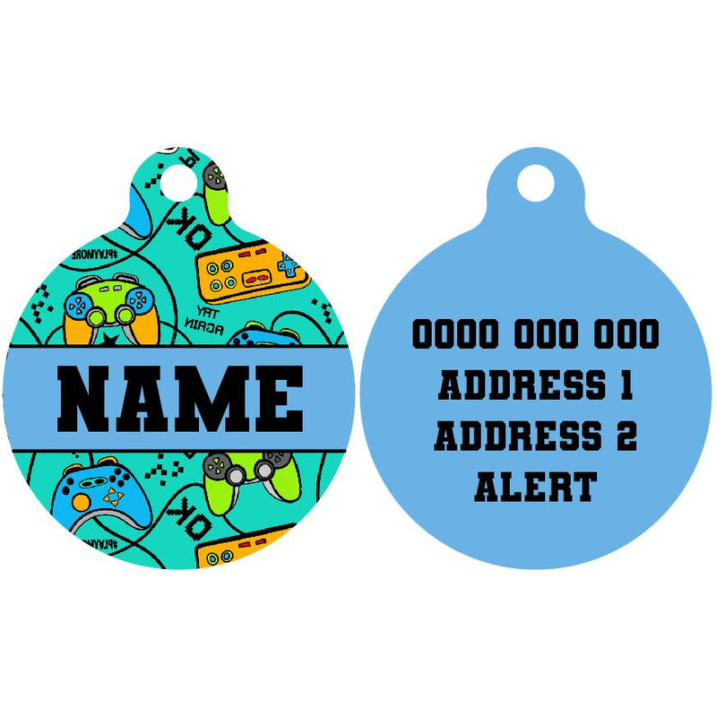 Pet ID Tag | Game Over
