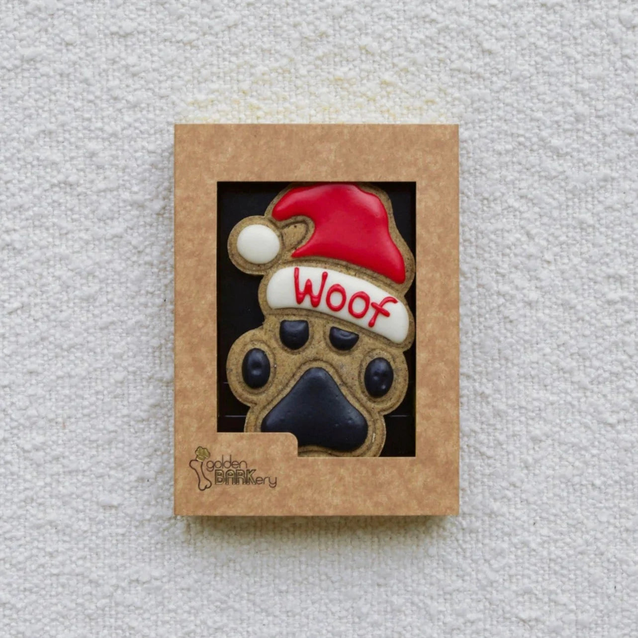 DOG TREATS | Golden BARKery: Christmas Dog Treat - WOOF Santa Paws