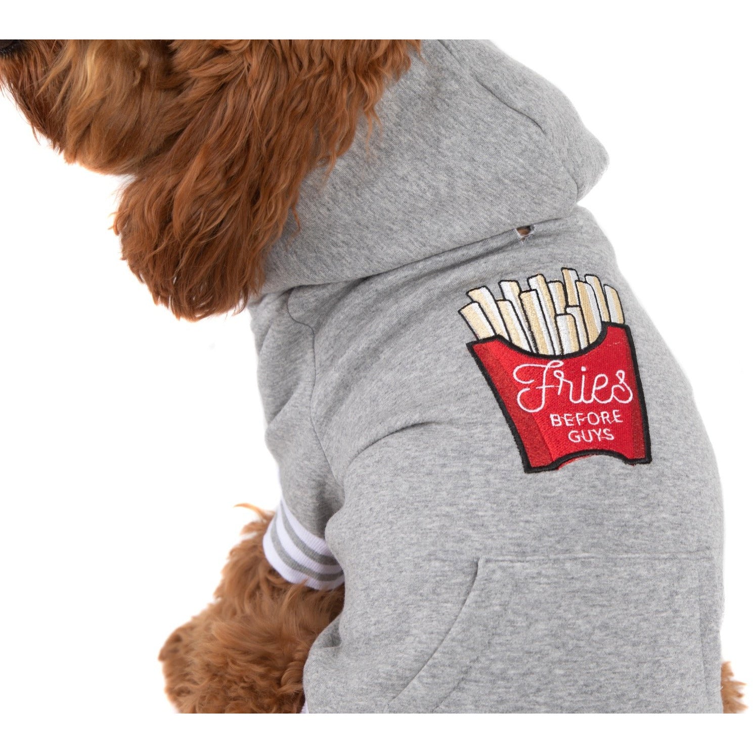 HOODIE DOG JUMPER: Grey Marle {FINAL SALE}