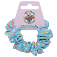 SCRUNCHIE: Blue Confetti {FINAL SALE}