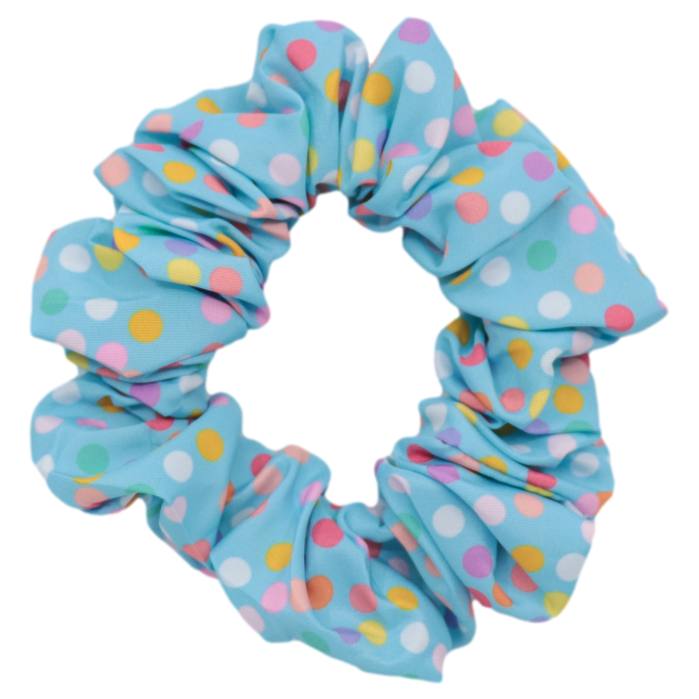 SCRUNCHIE: Blue Confetti {FINAL SALE}