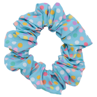 SCRUNCHIE: Blue Confetti {FINAL SALE}