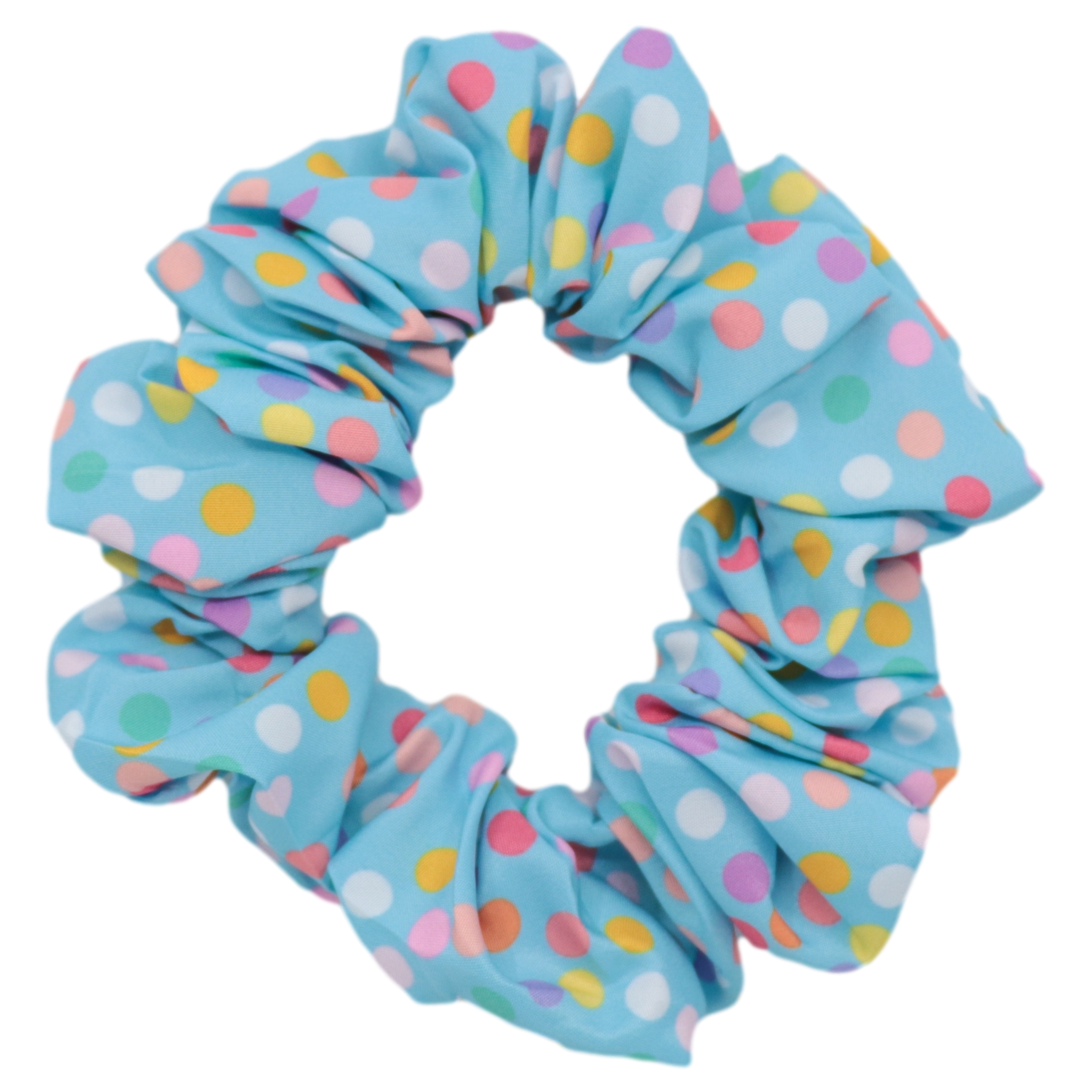 SCRUNCHIE: Blue Confetti {FINAL SALE}