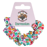 Hair Scrunchie Follow The Rainbow Rainbows Pink Sunshine Flowers Pastels Colourful Girl