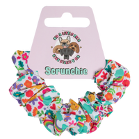 Hair Scrunchie Follow The Rainbow Rainbows Pink Sunshine Flowers Pastels Colourful Girl