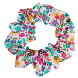 Hair Scrunchie Follow The Rainbow Rainbows Pink Sunshine Flowers Pastels Colourful Girl