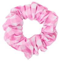 Hair Scrunchie Pretty Pink Gingham