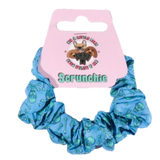 Hair Scrunchie Skull and Bones Blue Version