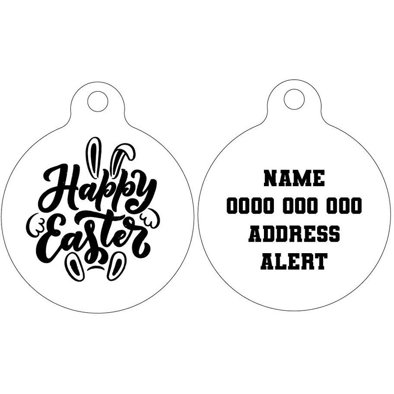Pet ID Tag | Happy Easter Version 1