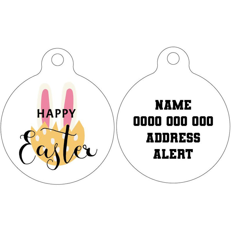 Pet ID Tag | Happy Easter Version 2