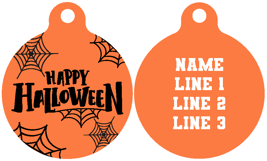 Pet ID Tag | Happy Halloween