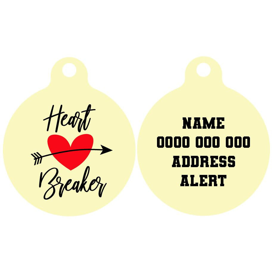 Pet ID Tag | Heart Breaker