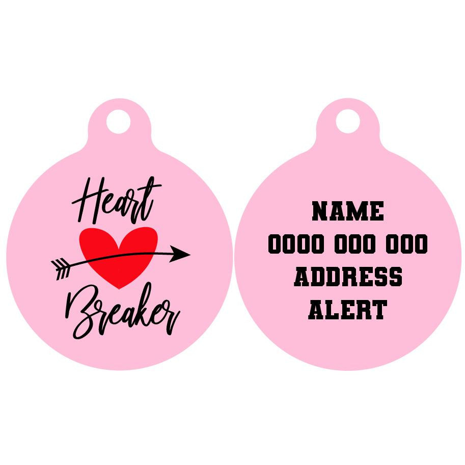 Pet ID Tag | Heart Breaker