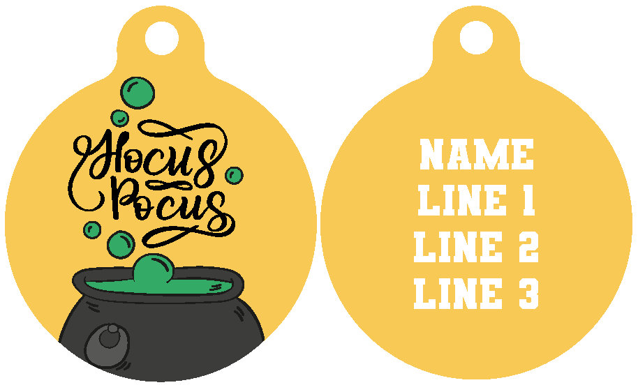 Pet ID Tag | Hocus Pocus