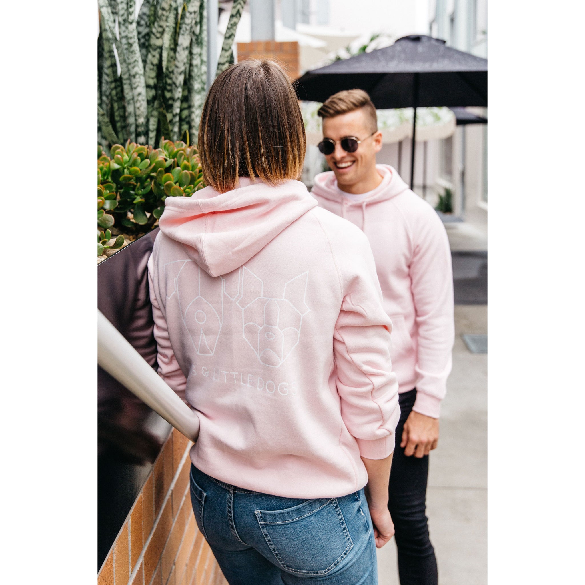 Pawrent BLD Gang Pink Premium Hoody Jumper with BLD Logo