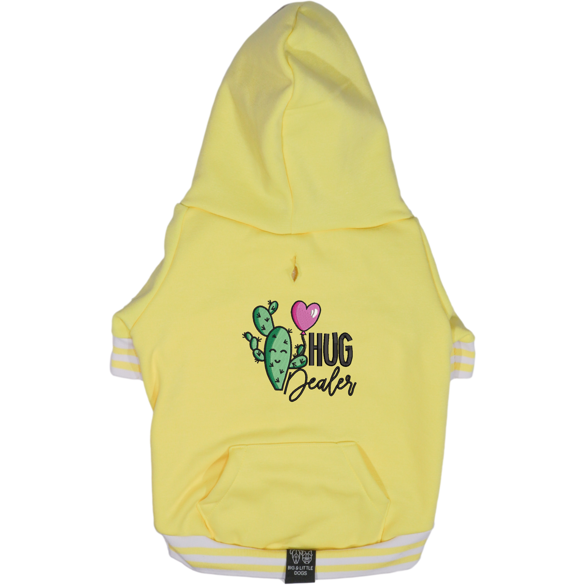 HOODIE DOG JUMPER: Lemon {FINAL SALE}