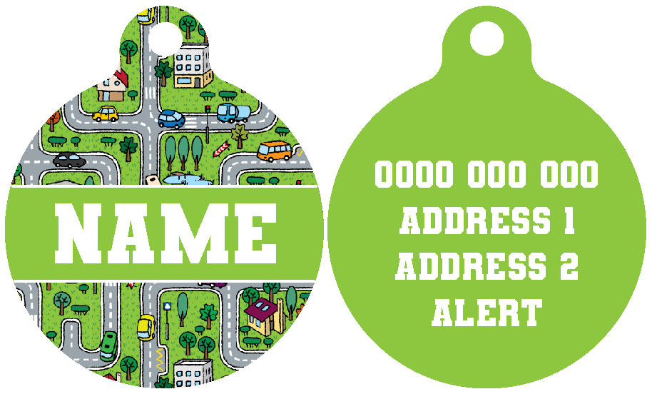 Pet ID Tag | Traffic Town