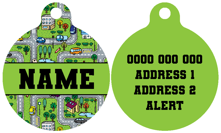 Pet ID Tag | Traffic Town