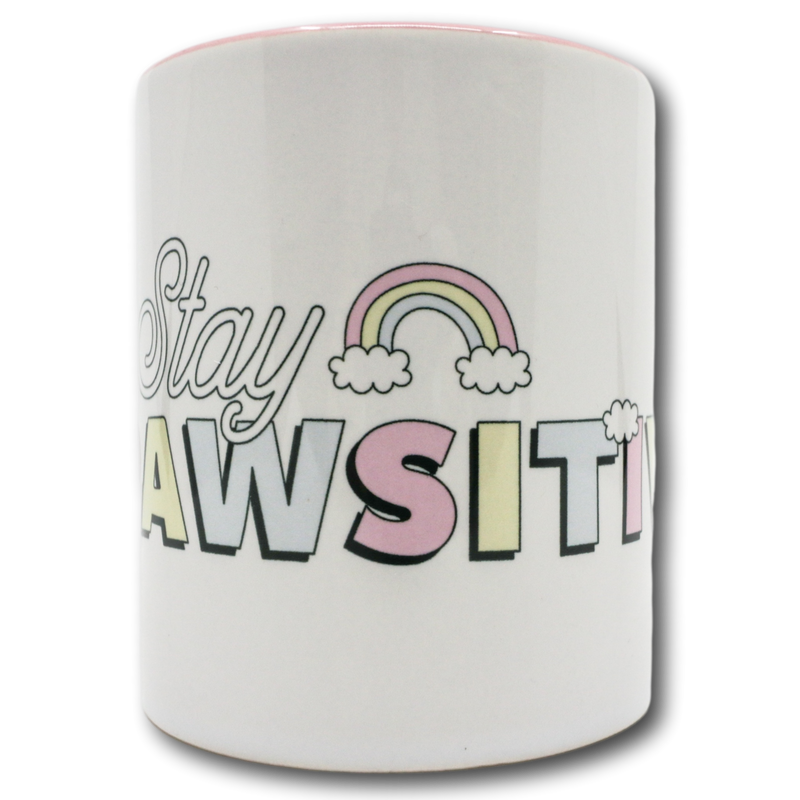Coffee Mug: Stay Pawsitive {FINAL SALE}