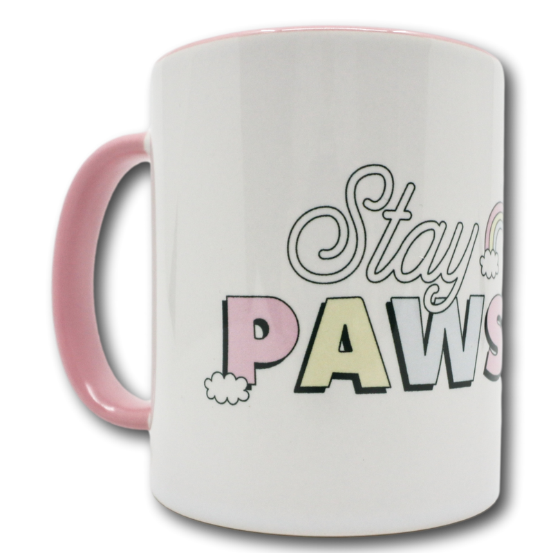 Coffee Mug: Stay Pawsitive {FINAL SALE}