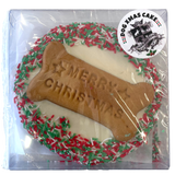 DOG TREATS | Huds and Toke: Merry Christmas Cookie Cake (Yoghurt Frosted)
