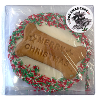 DOG TREATS | Huds and Toke: Merry Christmas Cookie Cake (Yoghurt Frosted)