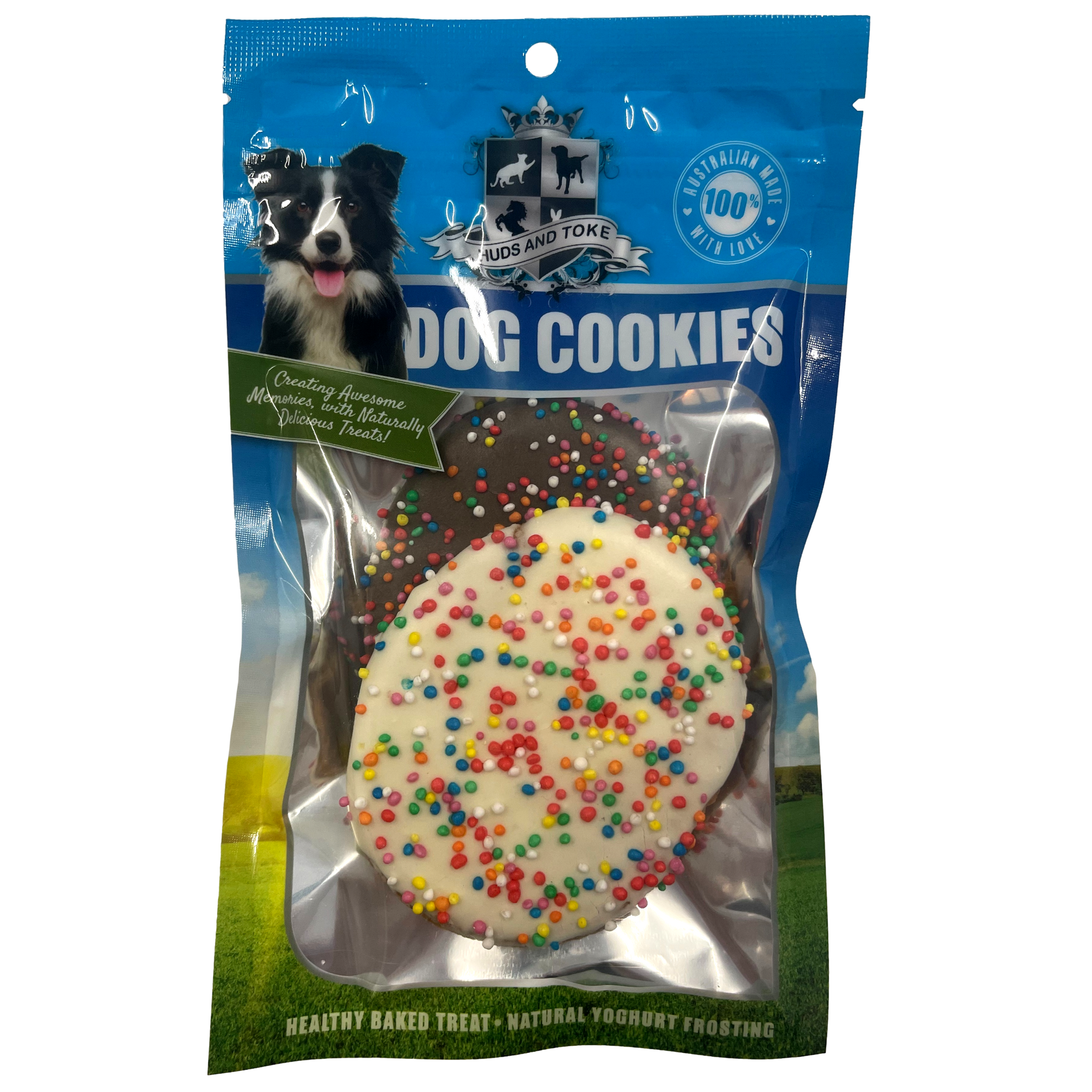 DOG TREATS Huds and Toke Carob & Yogurt Freckles | 2 Pces