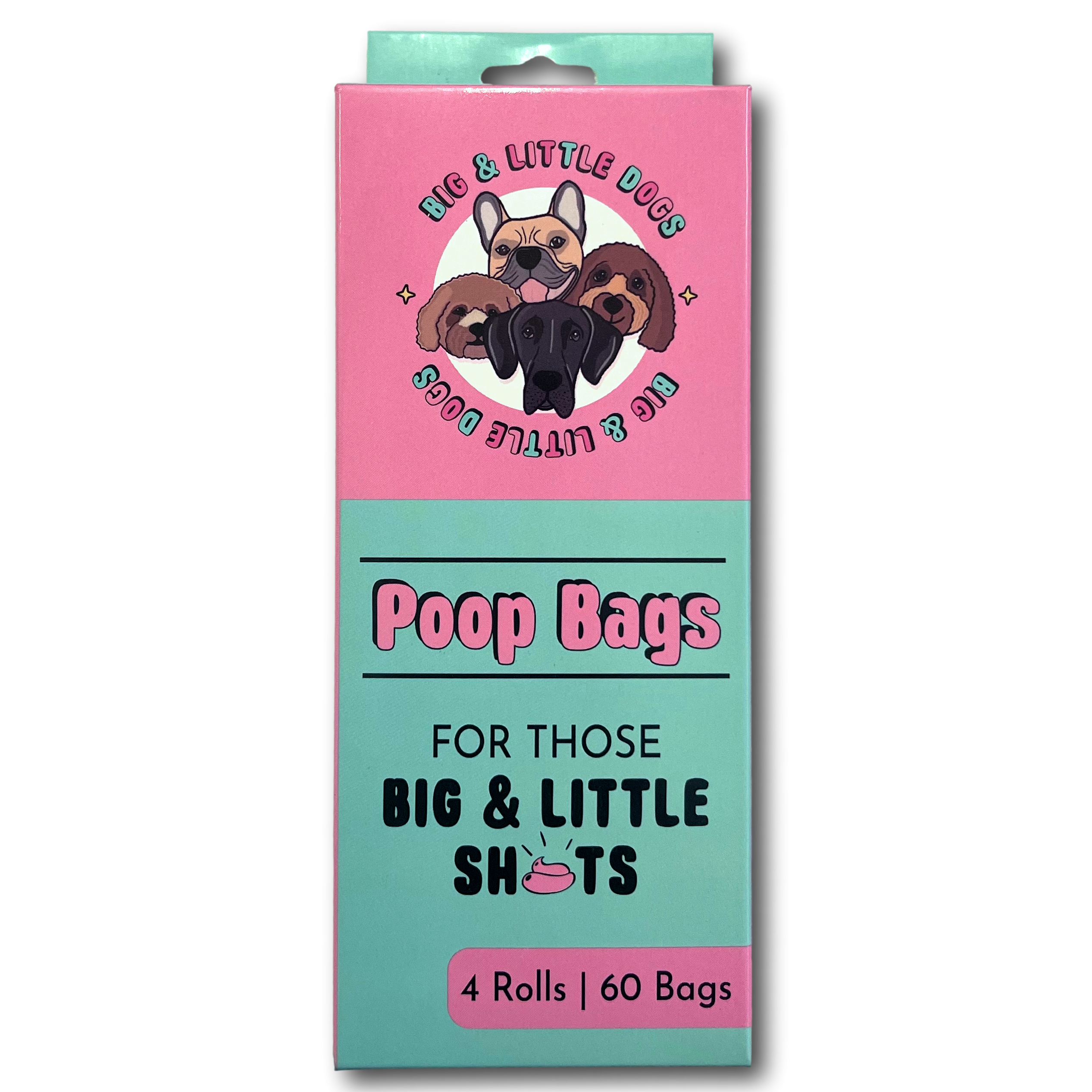 DOG POOP BAG REFILLS: Big & Little Sh#t