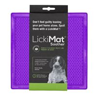 LICKIMAT: Soother Original Slow Food Licking Mat (Small) - Purple