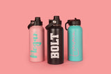 ON-THE-GO INSULATED DRINK BOTTLE: Pink {FINAL SALE}