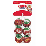 KONG: Christmas SqueakAir Ball (Small - 6 Pack)