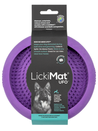 LICKIMAT: UFO Anti-Anxiety Licking Dog Bowl- Purple