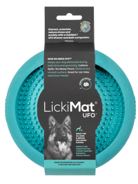 LICKIMAT: UFO Anti-Anxiety Licking Dog Bowl - Turquoise