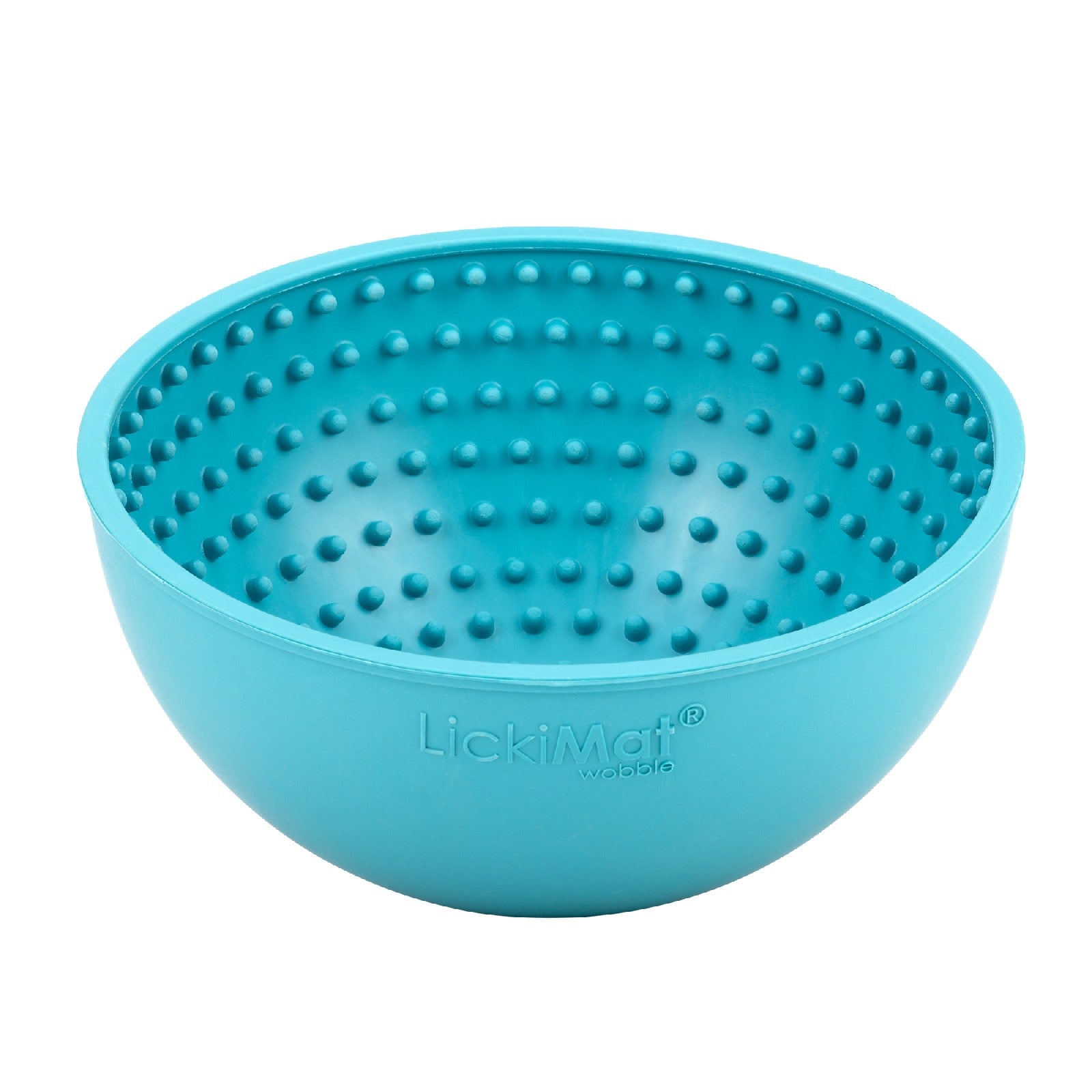 LICKIMAT: Wobble Slow Food Bowl - Blue