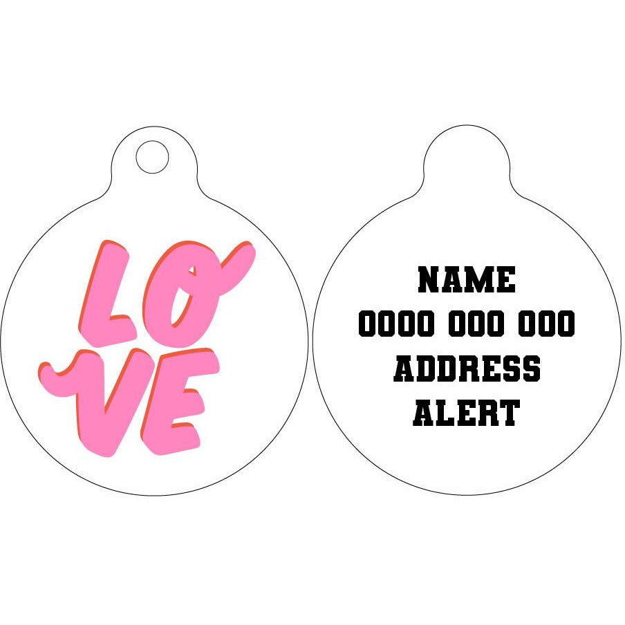 Pet ID Tag | LOVE