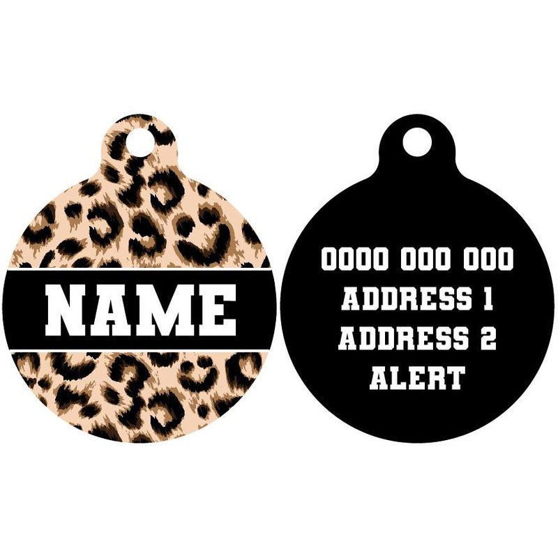 Pet ID Tag | Luxurious Leopard