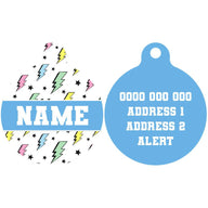 Pet ID Tag | The Bolt (Blue)