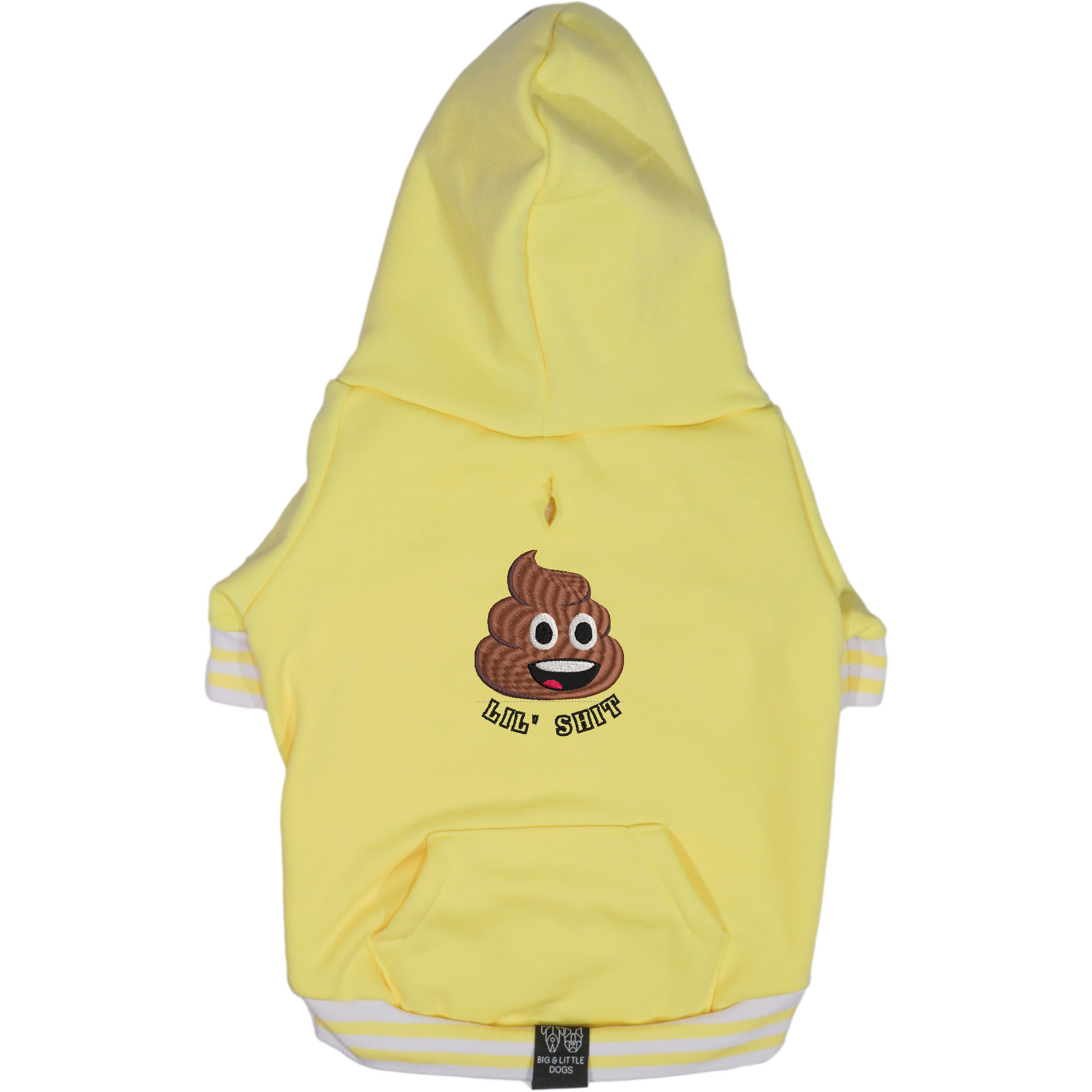 HOODIE DOG JUMPER: Lemon {FINAL SALE}