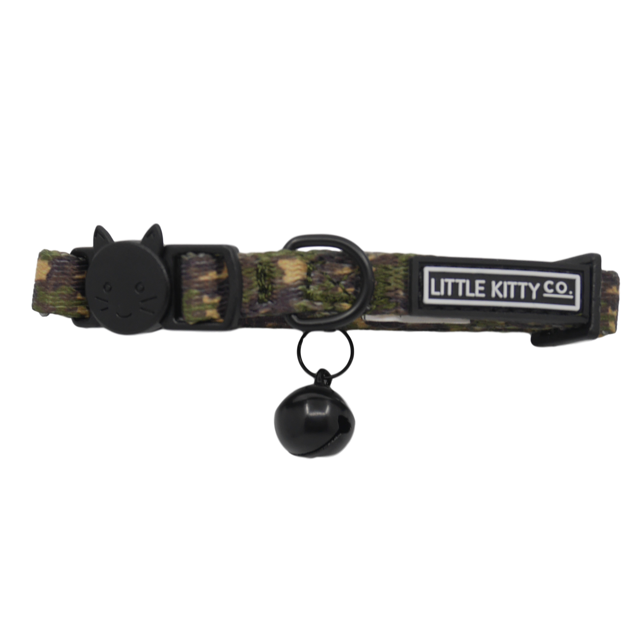 CAT COLLAR & BOW TIE: Cool Cat Camo