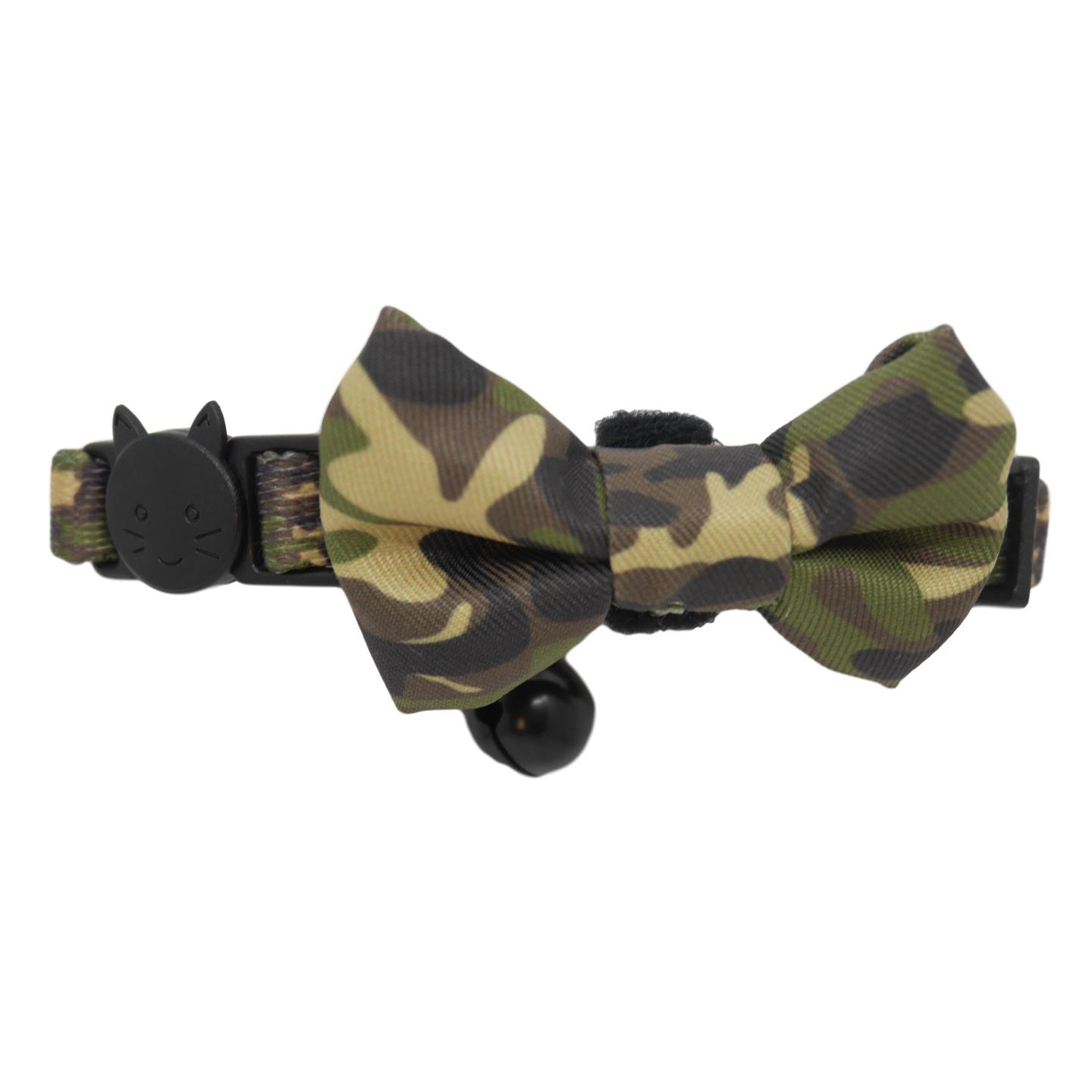 CAT COLLAR & BOW TIE: Cool Cat Camo