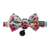 CAT COLLAR & BOW TIE: That Floral Feeling