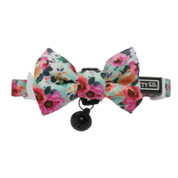 CAT COLLAR & BOW TIE: That Floral Feeling