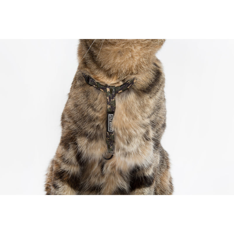 Little Kitty Co. Cat Strap Harness Catouflage Camouflage