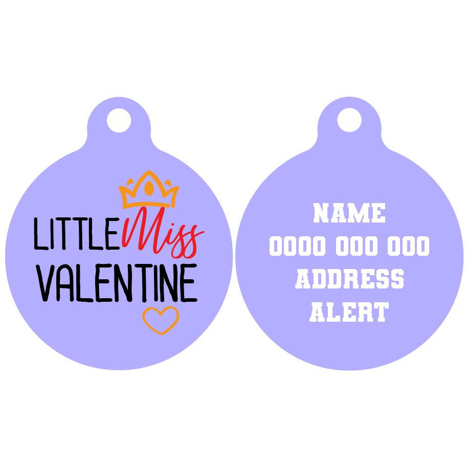 Pet ID Tag | Little Miss Valentine