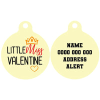 Pet ID Tag | Little Miss Valentine